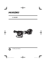 HIKOKI G 1813DF Handling Instructions Manual preview