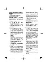 Preview for 2 page of HIKOKI G 18DBBAL Handling Instructions Manual