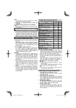 Preview for 8 page of HIKOKI G 18DBBAL Handling Instructions Manual