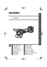 Preview for 1 page of HIKOKI G 18DSL2 Handling Instructions Manual