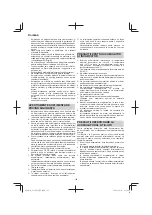 Preview for 164 page of HIKOKI G 18DSL2 Handling Instructions Manual