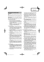 Preview for 27 page of HIKOKI G 18SE3 Handling Instructions Manual