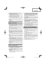 Preview for 29 page of HIKOKI G 18SE3 Handling Instructions Manual