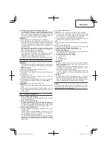 Preview for 31 page of HIKOKI G 18SE3 Handling Instructions Manual