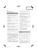 Preview for 33 page of HIKOKI G 18SE3 Handling Instructions Manual