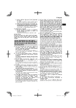 Предварительный просмотр 9 страницы HIKOKI G 18SE4 Handling Instructions Manual