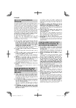 Предварительный просмотр 10 страницы HIKOKI G 18SE4 Handling Instructions Manual