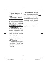 Предварительный просмотр 13 страницы HIKOKI G 18SE4 Handling Instructions Manual