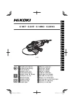 Preview for 1 page of HIKOKI G 18ST Handling Instructions Manual