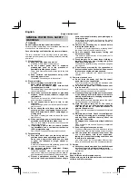 Preview for 2 page of HIKOKI G 18ST Handling Instructions Manual