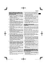 Preview for 3 page of HIKOKI G 18ST Handling Instructions Manual