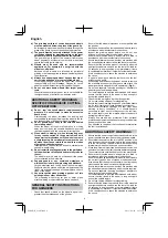 Preview for 4 page of HIKOKI G 18ST Handling Instructions Manual