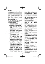 Preview for 8 page of HIKOKI G 18ST Handling Instructions Manual