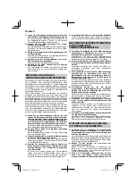 Preview for 10 page of HIKOKI G 18ST Handling Instructions Manual