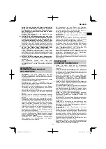 Preview for 11 page of HIKOKI G 18ST Handling Instructions Manual