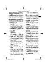 Preview for 15 page of HIKOKI G 18ST Handling Instructions Manual