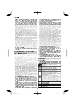 Preview for 18 page of HIKOKI G 18ST Handling Instructions Manual