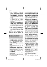 Preview for 34 page of HIKOKI G 18ST Handling Instructions Manual