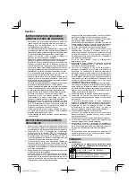 Preview for 36 page of HIKOKI G 18ST Handling Instructions Manual