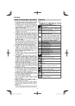 Preview for 42 page of HIKOKI G 18ST Handling Instructions Manual