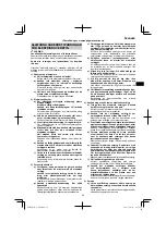 Preview for 45 page of HIKOKI G 18ST Handling Instructions Manual