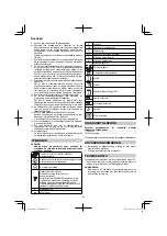 Preview for 48 page of HIKOKI G 18ST Handling Instructions Manual