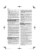 Preview for 52 page of HIKOKI G 18ST Handling Instructions Manual