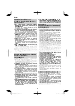 Preview for 58 page of HIKOKI G 18ST Handling Instructions Manual