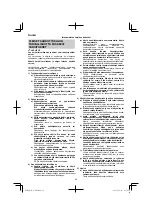 Preview for 62 page of HIKOKI G 18ST Handling Instructions Manual