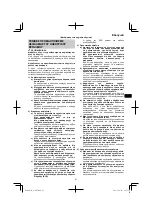 Preview for 67 page of HIKOKI G 18ST Handling Instructions Manual