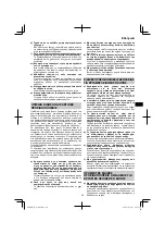 Preview for 69 page of HIKOKI G 18ST Handling Instructions Manual