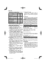 Preview for 72 page of HIKOKI G 18ST Handling Instructions Manual