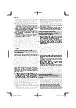 Preview for 76 page of HIKOKI G 18ST Handling Instructions Manual