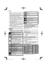 Preview for 78 page of HIKOKI G 18ST Handling Instructions Manual