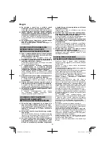 Preview for 82 page of HIKOKI G 18ST Handling Instructions Manual