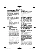 Preview for 86 page of HIKOKI G 18ST Handling Instructions Manual