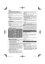 Preview for 90 page of HIKOKI G 18ST Handling Instructions Manual