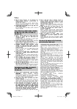 Preview for 94 page of HIKOKI G 18ST Handling Instructions Manual