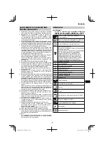 Preview for 101 page of HIKOKI G 18ST Handling Instructions Manual