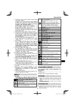 Preview for 107 page of HIKOKI G 18ST Handling Instructions Manual