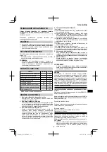 Preview for 113 page of HIKOKI G 18ST Handling Instructions Manual