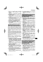 Preview for 117 page of HIKOKI G 18ST Handling Instructions Manual