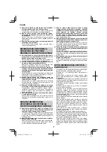 Preview for 124 page of HIKOKI G 18ST Handling Instructions Manual