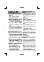 Preview for 130 page of HIKOKI G 18ST Handling Instructions Manual