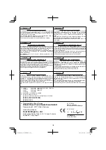 Preview for 142 page of HIKOKI G 18ST Handling Instructions Manual