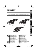 HIKOKI G 23SCA Handling Instructions Manual preview