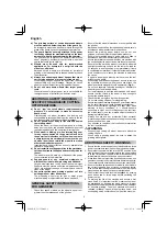 Предварительный просмотр 8 страницы HIKOKI G 23SCA Handling Instructions Manual