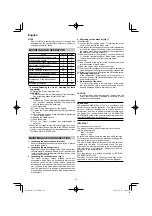 Предварительный просмотр 10 страницы HIKOKI G 23SCA Handling Instructions Manual