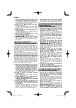 Предварительный просмотр 14 страницы HIKOKI G 23SCA Handling Instructions Manual