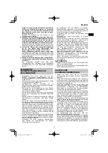 Предварительный просмотр 15 страницы HIKOKI G 23SCA Handling Instructions Manual